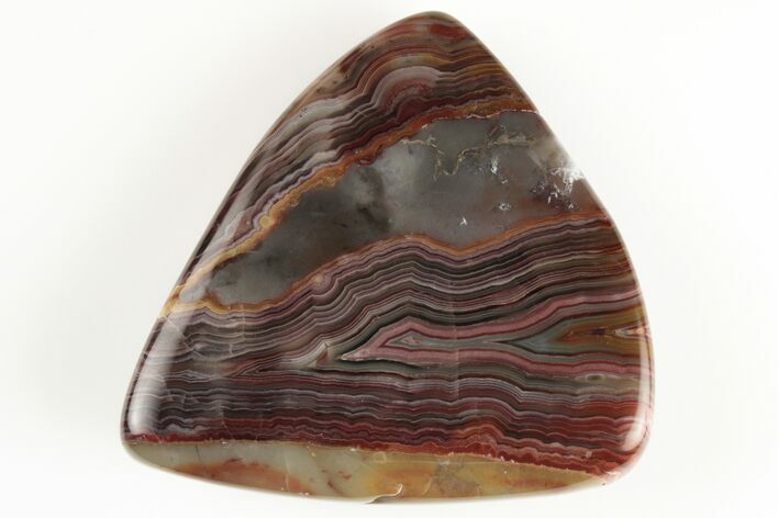 2.05" Polished Crazy Lace Agate - Mexico